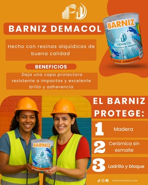 Escoge el barniz Demacol para excelentes resultados y multiples beneficiosbarniz demacol prod